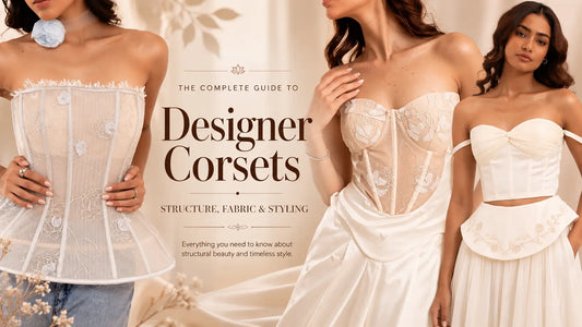designer corset top by Label Nishtha Bansal