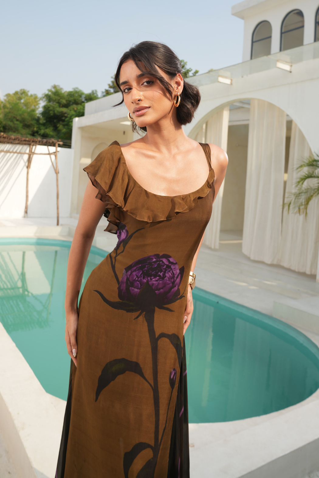 SlimFit Ruffle Dress