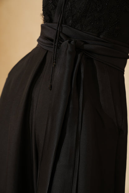Black Flowy Jumpsuit
