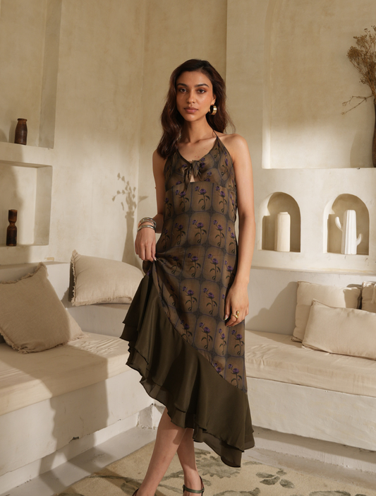 Ruffle Hem Dress