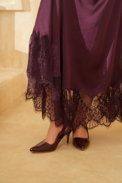 Cherry Lacquer Skirt