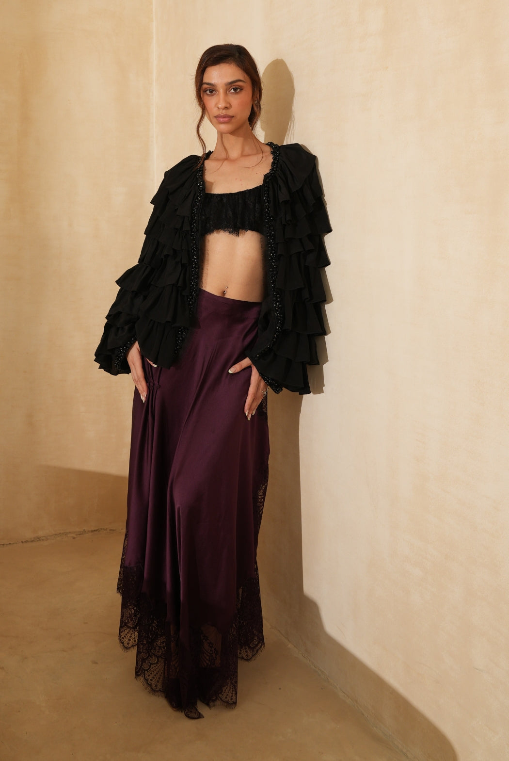 Cherry Lacquer Skirt