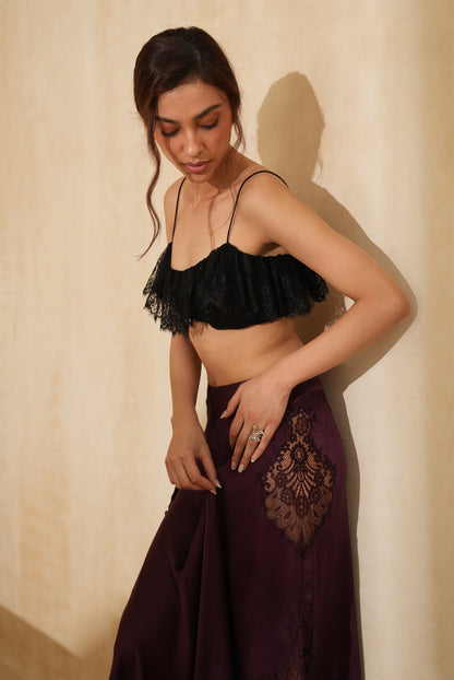 Black Fringe Bralette
