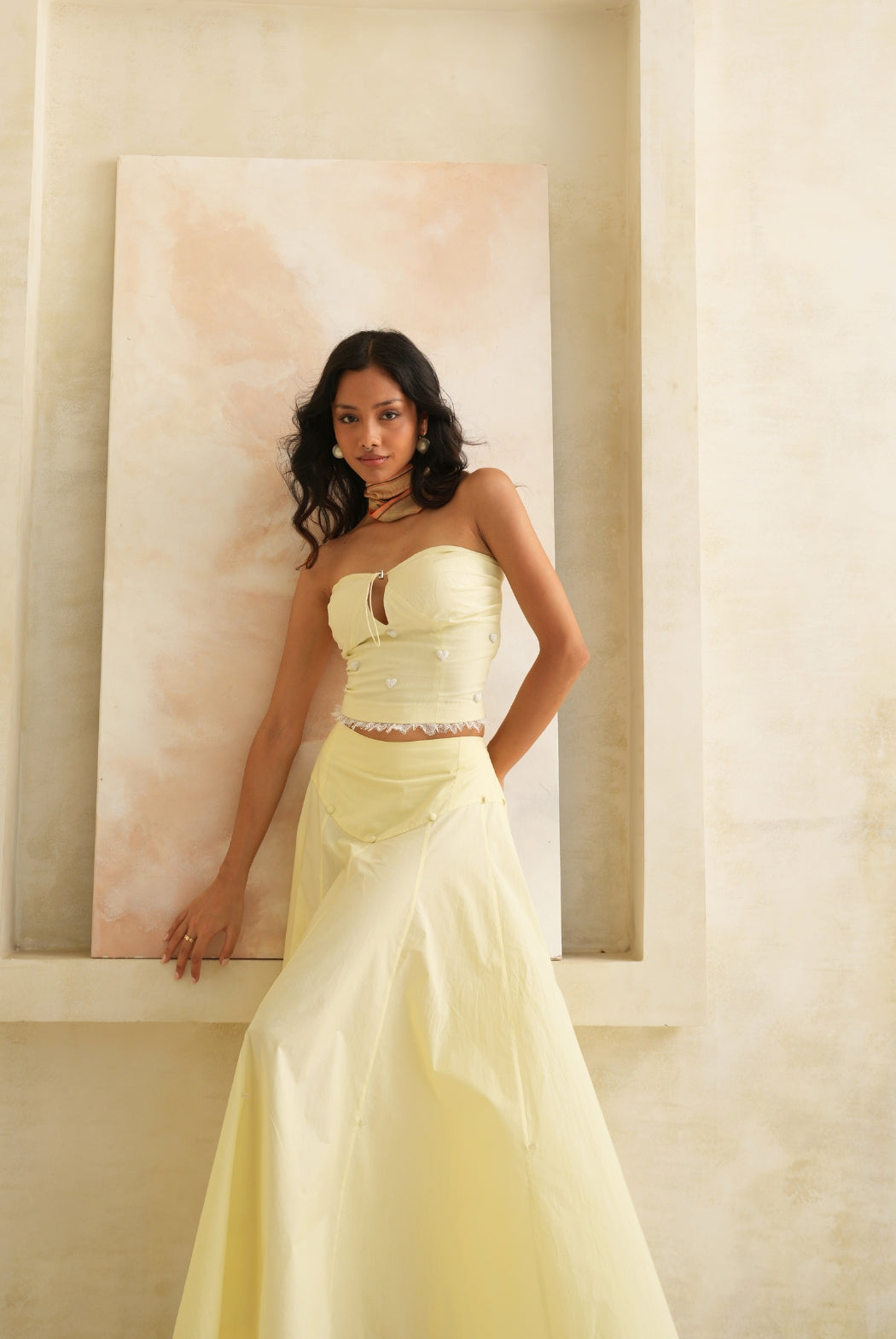 Pastel Yellow Skirt