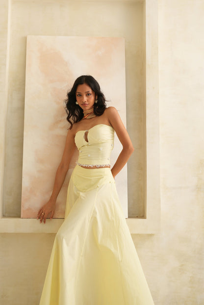 Pastel Yellow Skirt