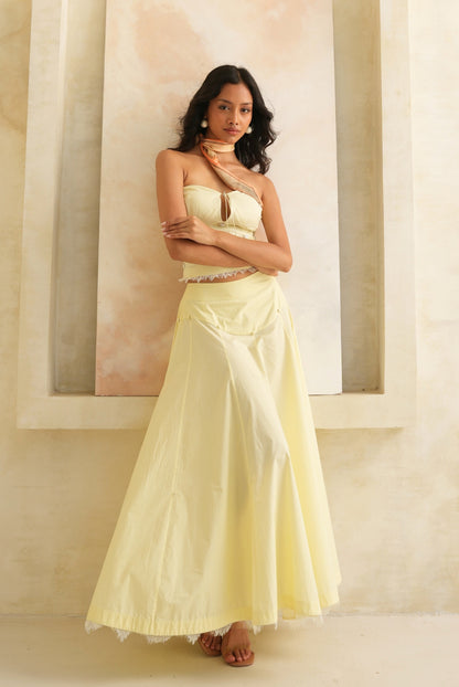 Pastel Yellow Skirt