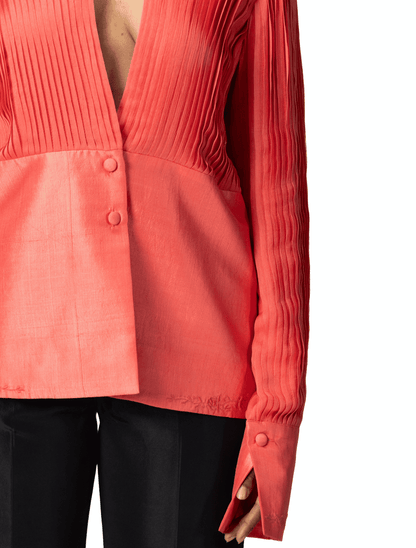Peach Lined Top